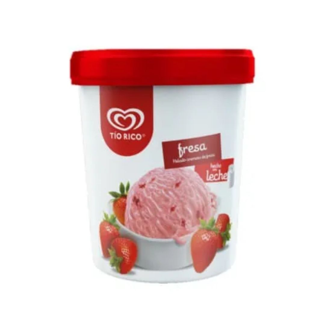 Tio Rico - Helado Tio Rico Fresa 435Ml